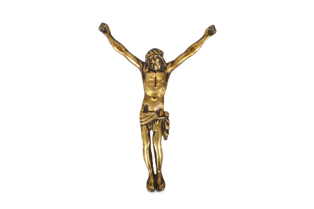 Lot 92 - A 16TH CENTURY GERMAN BRONZE CORPUS CHRISTI...