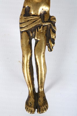 Lot 92 - A 16TH CENTURY GERMAN BRONZE CORPUS CHRISTI...