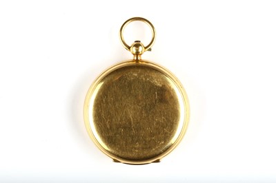 Lot 312 - D.Glasgow. An 18K gold full hunter pocket...