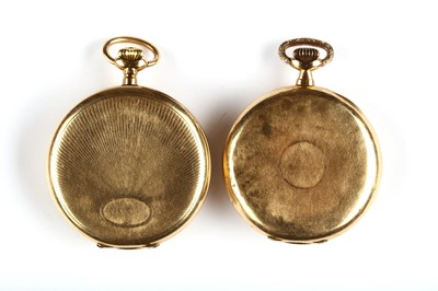 Lot 320 - Omega. A 14K gold open face pocket watch. Date:...