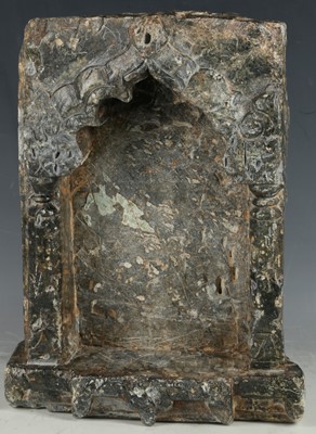 Lot 333 - An archaic Islamic carved niche, with...