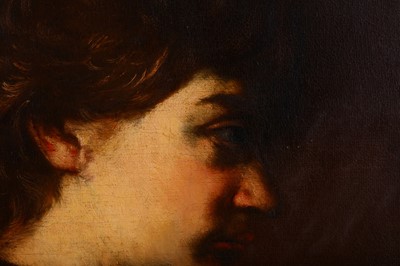 Lot 35 - FOLLOWER OF JAN LIEVENS Portrait of a young...