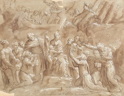 Lot 112 - FOLLOWER OF POLIDORO DA CARAVAGGIO Madonna and...