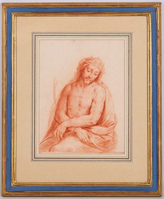 Lot 111 - ITALIAN SCHOOL, 18TH CENTURY Ecce Homo red...