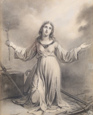 Lot 111 - ITALIAN SCHOOL, 18TH CENTURY Ecce Homo red...