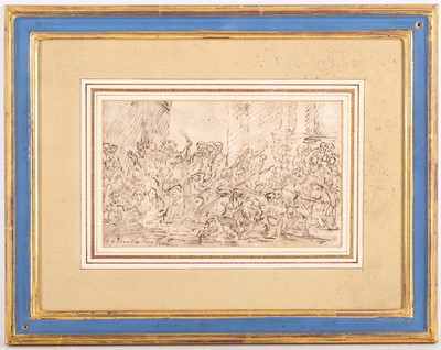 Lot 111 - ITALIAN SCHOOL, 18TH CENTURY Ecce Homo red...