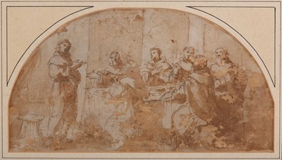 Lot 111 - ITALIAN SCHOOL, 18TH CENTURY Ecce Homo red...