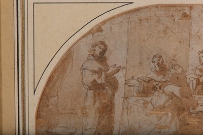 Lot 111 - ITALIAN SCHOOL, 18TH CENTURY Ecce Homo red...