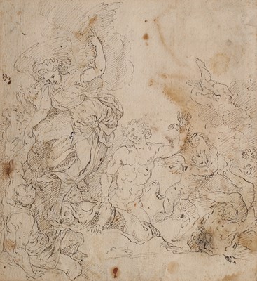 Lot 111 - ITALIAN SCHOOL, 18TH CENTURY Ecce Homo red...