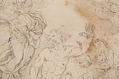 Lot 111 - ITALIAN SCHOOL, 18TH CENTURY Ecce Homo red...