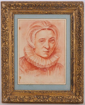 Lot 4 - MANNER OF CHARDIN A Female Figure wearing a...