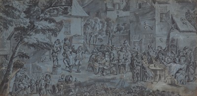 Lot 1 - DUTCH SCHOOL (18TH CENTURY) A Village Kermesse...