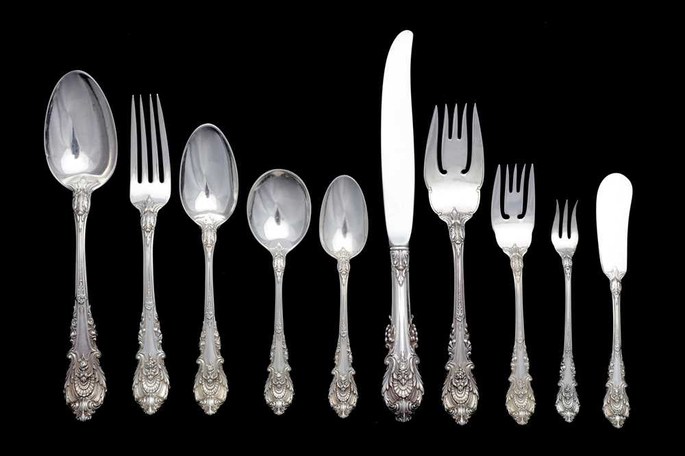 Lot 200 - A cased 20th century American sterling silver...