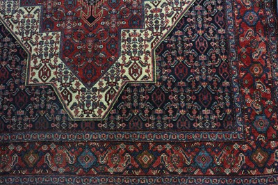 Lot 22 - A FINE SENNEH RUG, WEST PERSIA approx: 7ft.1in....