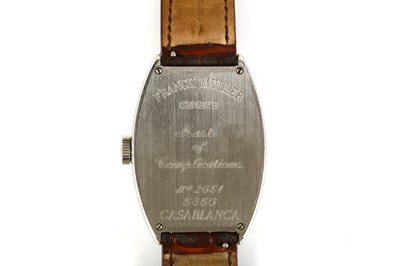 Lot 381 - FRANK MULLER. A STAINLESS STEEL AUTOMATIC...