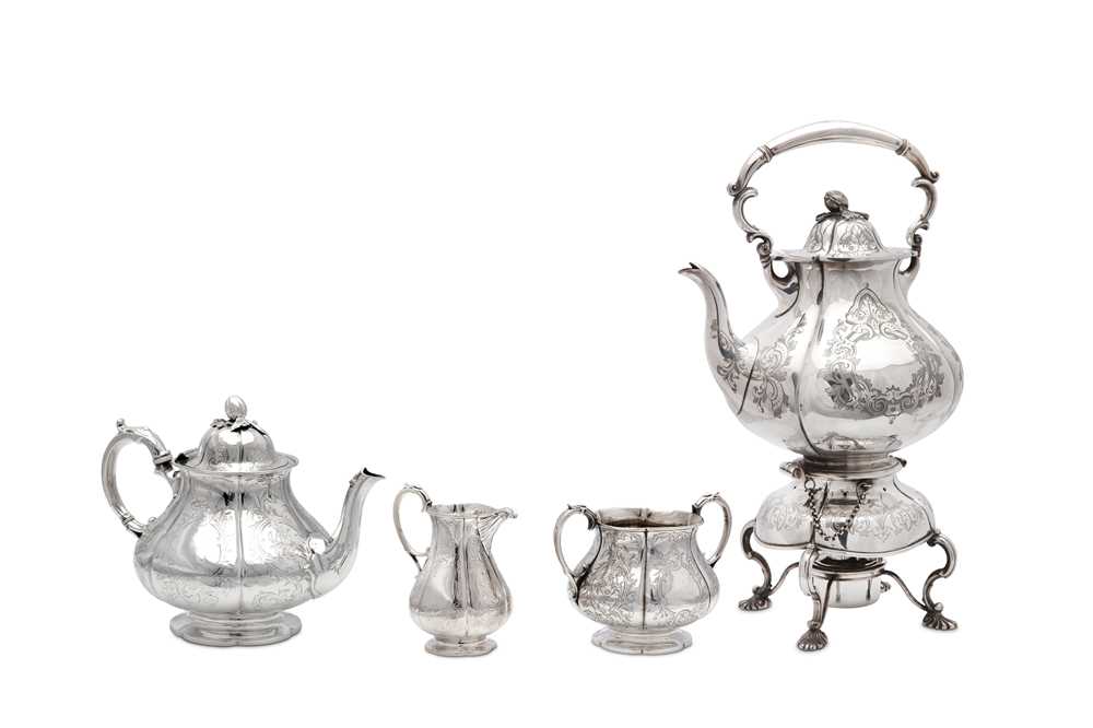 Lot 279 - A Victorian antique sterling silver...