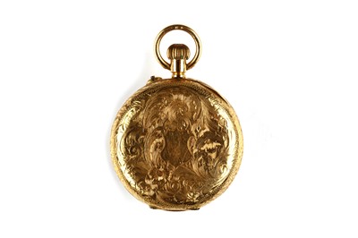 Lot 318 - An 15K gold open face fob watch. Date: Late...