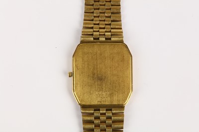 Lot 346 - Omega. A 10K gold plated quartz bracelet watch....