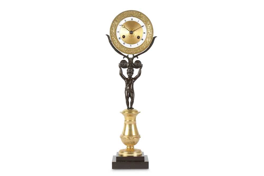 Lot 253 - AN EARLY 19TH CENTURY EMPIRE PERIOD GILT AND...