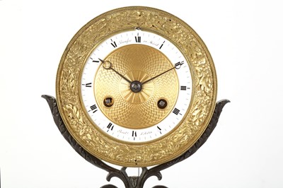 Lot 253 - AN EARLY 19TH CENTURY EMPIRE PERIOD GILT AND...