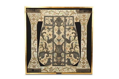Lot 124 - A SET OF 18TH CENTURY MATCHING CHURCH VESTMENT...