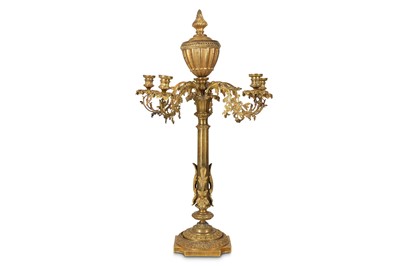 Lot 134 - A 19TH CENTURY FRENCH GILT BRONZE AND GILT...