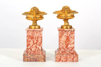 Lot 79 - A PAIR OF LATE 19TH CENTURY FRENCH GILT BRONZE...