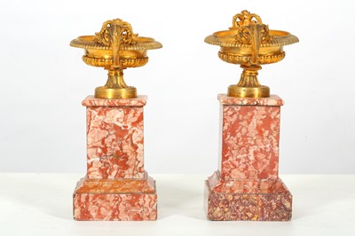 Lot 79 - A PAIR OF LATE 19TH CENTURY FRENCH GILT BRONZE...