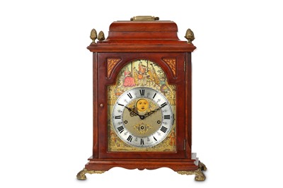 Lot 267 - A GEORGE III STYLE MAHOGANY AND BRASS MOUNTED...