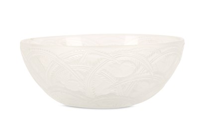 Lot 56 - A LALIQUE FROSTED GLASS 'PINSONS' BOWL, 20th...