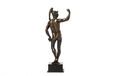 Lot 91 - A FIRST HALF 17TH CENTURY BRONZE FIGURE OF...