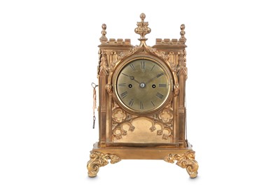 Lot 277 - A MID 19TH CENTURY ENGLISH GILT BRASS FUSEE...