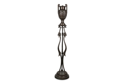Lot 161 - A LATE 19TH CENTURY FRENCH PATINATED SPELTER...