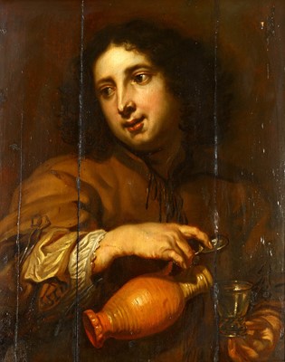 Lot 11 - JAN COSSIERS (ANTWERP 1600-1671) Young man...