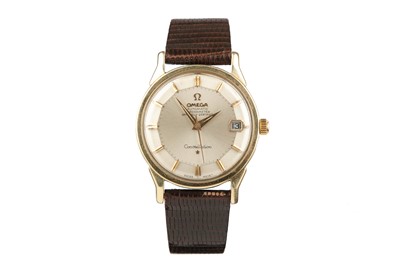 Lot 410 - Omega. A gold capped automatic chronometer...