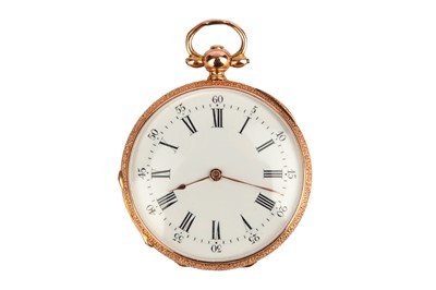 Lot 416 - Vacheron & Constantin. An 18k gold open faced...