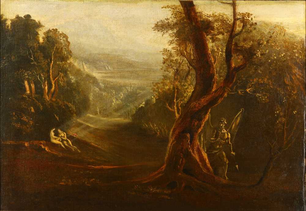 Lot 124 - AFTER JOHN MARTIN The Conflict Between Satan...