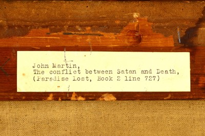 Lot 124 - AFTER JOHN MARTIN The Conflict Between Satan...