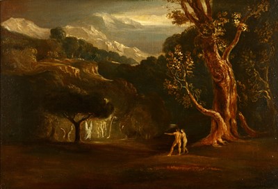 Lot 124 - AFTER JOHN MARTIN The Conflict Between Satan...