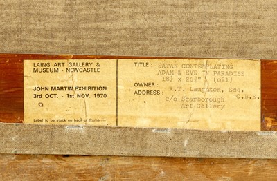 Lot 124 - AFTER JOHN MARTIN The Conflict Between Satan...