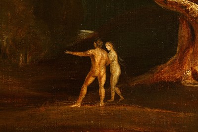 Lot 124 - AFTER JOHN MARTIN The Conflict Between Satan...