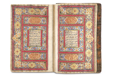 Lot 122 - A DIVINATION QUR'AN Qajar Iran or India, dated...