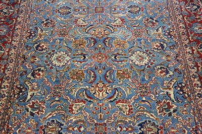 Lot 4 - AN EXTREMELY FINE ISFAHAN RUG, CENTRAL PERSIA...