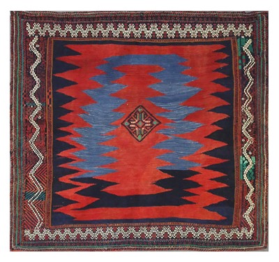 Lot 32 - A FINE SAFREH, SOUTH-WEST PERSIA approx:...
