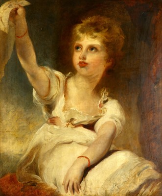 Lot 21 - CIRCLE OF SIR THOMAS LAWRENCE (BRISTOL...