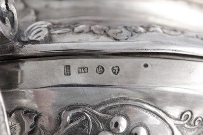 Lot 276 - A 19th century Spanish silver tankard,...