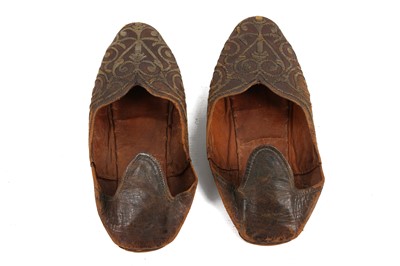 Lot 77 - A PAIR OF OTTOMAN SLIPPERS  Ottoman Turkey,...