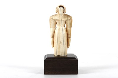 Lot 169 - A SINHALESE IVORY FIGURINE Sri Lanka, Kandyan...