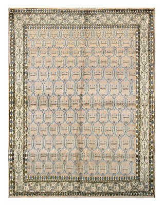Lot 46 - A FINE SILK INDIAN RUG approx: 6ft.6in. x...