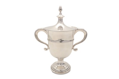 Lot 102 - An early 20th century antique sterling silver...